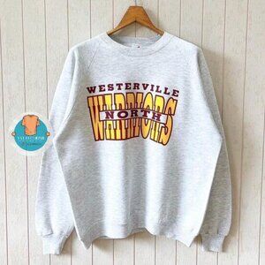 Westerville North Westerville Warriors Made In USA Shirt Sweatshirt Retro grey